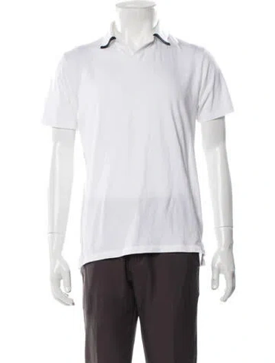 Pre-owned Patrick Assaraf Short Sleeve In White