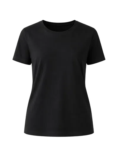 Patrick Assaraf Short-sleeve T-shirt In Black