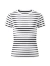 Patrick Assaraf Striped-pattern T-shirt In Multi
