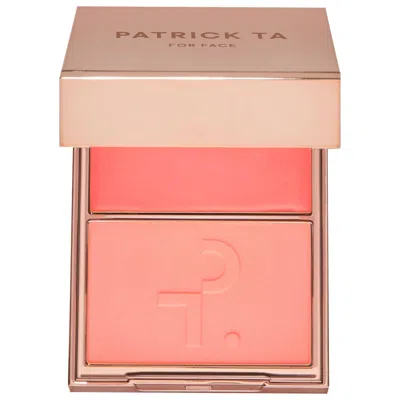 Patrick Ta Major Headlines Double-take Crème & Powder Blush Duo Soft Launch 0.17 oz Crème And 0.17 oz Powder/5 
