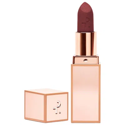 Patrick Ta Major Headlines Matte Suede Lipstick Complicated 0.14 oz / 4 G In White