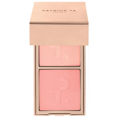 Patrick Ta Major Headlines Transition Blurring Under Eye Blush Duo Shy At First 0.2 Oz/6 G