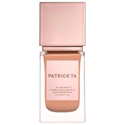 Patrick Ta Major Skin Hydra-luxe Luminous Skin Perfecting Foundation For Natural Glow 12 Peach 1 oz / 30 ml In White