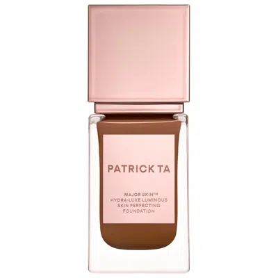 Patrick Ta Major Skin Hydra-luxe Luminous Skin Perfecting Foundation For Natural Glow 25 Golden Olive 1 oz / 30 In Brown