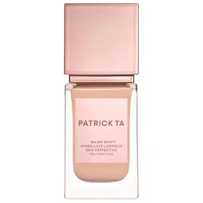 Patrick Ta Major Skin Hydra-luxe Luminous Skin Perfecting Foundation For Natural Glow 7 Peachy Neutral 1 oz / 3 In White