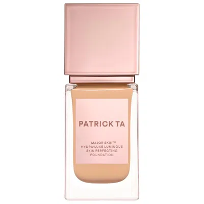 Patrick Ta Major Skin Hydra-luxe Luminous Skin Perfecting Foundation For Natural Glow 9 Golden 1 oz / 30 ml In White