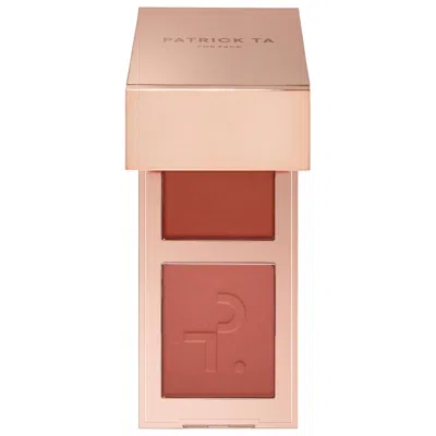 Patrick Ta Mini Major Headlines Double-take Crème & Powder Blush Duo She's Blushing .05 oz Powder .09 Oz//creme