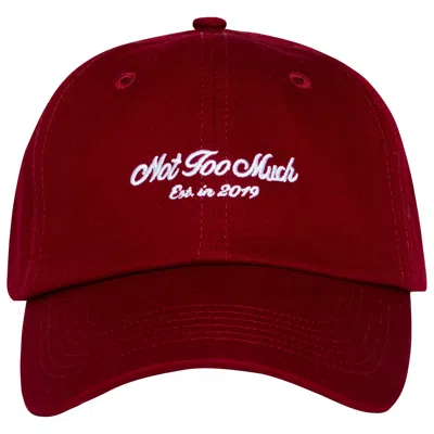 Patrick Ta "not Too Much" Baseball Cap 1/1