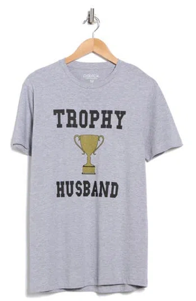 Patrick . Trophy Husband Cotton Graphic T-shirt In Gray