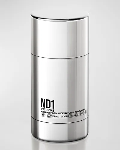 Patricks Men's Nd1 High Performance Natural Deodorant, 2.6 Oz. In White