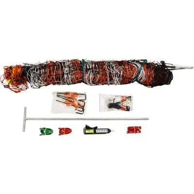 Patriòt Bear And Nuisance Animal Fence Kit, 50' Length, 40" Height, Orange/white/black