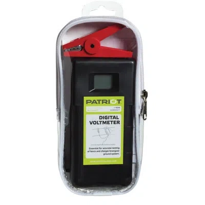 Patriòt Digital Voltmeter In Black