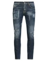 Patriòt Man Jeans Blue Size 32 Cotton, Elastane In Blue
