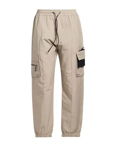 Patriòt Man Pants Beige Size L Cotton, Polyester In Multi