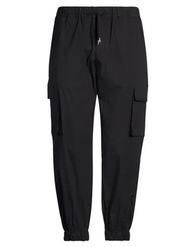 Patriòt Man Pants Black Size 40 Cotton, Elastane