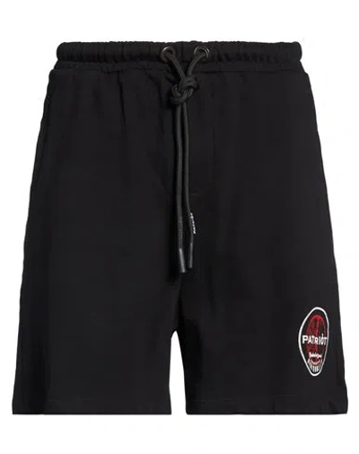 Patriòt Man Shorts & Bermuda Shorts Black Size Xxl Cotton