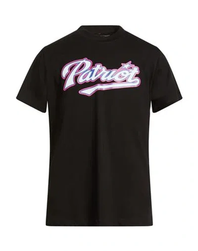 Patriòt Man T-shirt Black Size M Cotton