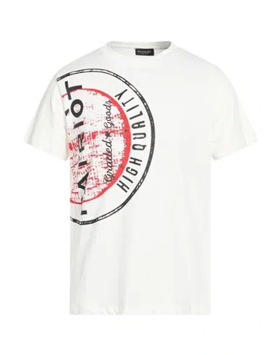 Patriòt Man T-shirt White Size Xxl Cotton