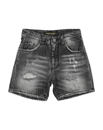 Patriòt Babies'  Toddler Boy Denim Shorts Black Size 7 Cotton