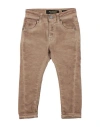 Patriòt Toddler Boy Jeans Khaki Size 7 Cotton, Elastane In Brown