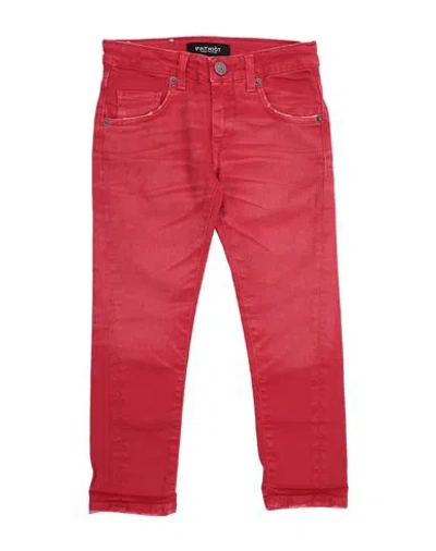 Patriòt Babies'  Toddler Boy Jeans Red Size 6 Cotton, Elastane