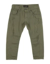 Patriòt Toddler Boy Pants Military Green Size 6 Cotton, Elastane In Green