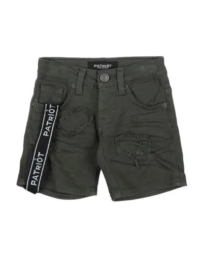 Patriòt Babies'  Toddler Boy Shorts & Bermuda Shorts Military Green Size 6 Cotton, Elastane