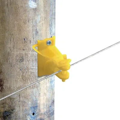 Patriòt Wood Post Pinlock Insulator In Yellow