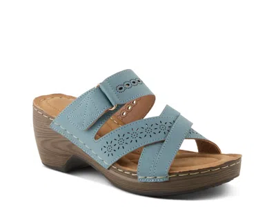 Patrizia Auratay Wedge Slipon In Blue
