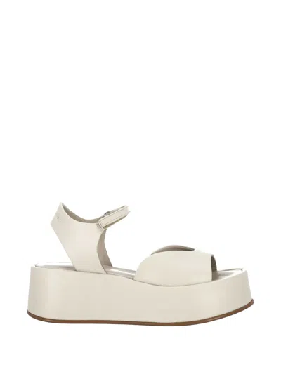 Patrizia Bonfanti Jessy Platform Touch-strap Sandals In White