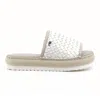 Patrizia Bonfanti Men's Tai Woven Slip-ons In Panna In White
