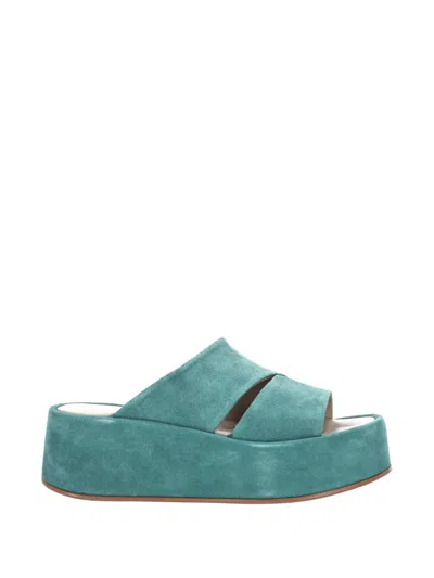 Patrizia Bonfanti Sunny Platform Sandals In Blue