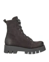Patrizia Bonfanti Woman Ankle Boots Black Size 11 Leather In Black
