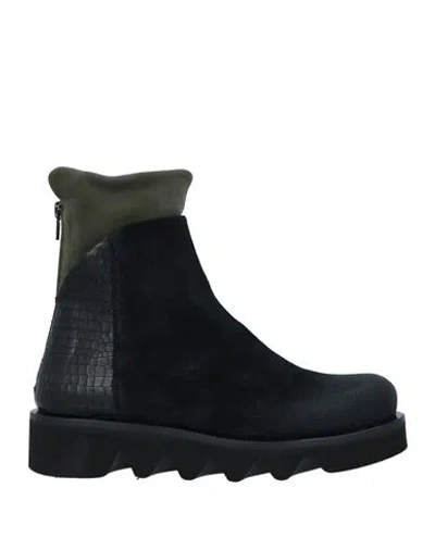 Patrizia Bonfanti Woman Ankle Boots Black Size 10 Soft Leather