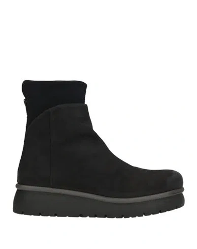 Patrizia Bonfanti Woman Ankle Boots Black Size 6 Leather