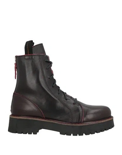 Patrizia Bonfanti Woman Ankle Boots Black Size 8 Leather