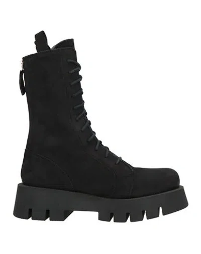 Patrizia Bonfanti Woman Ankle Boots Black Size 8 Leather