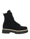 Patrizia Bonfanti Woman Ankle Boots Black Size 8 Textile Fibers