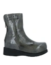 Patrizia Bonfanti Woman Ankle Boots Military Green Size 11 Soft Leather