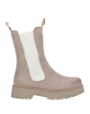 Patrizia Bonfanti Woman Ankle Boots Dove Grey Size 11 Soft Leather In Grey