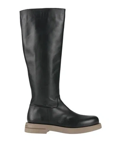 Patrizia Bonfanti Woman Boot Black Size 10 Leather
