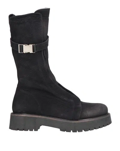 Patrizia Bonfanti Woman Boot Black Size 8 Leather