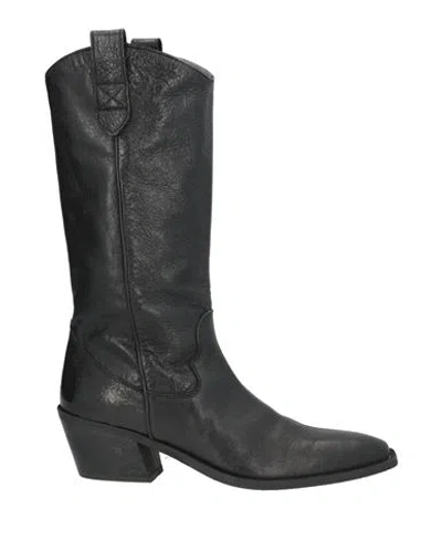 Patrizia Bonfanti Woman Boot Black Size 8 Leather