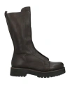 Patrizia Bonfanti Woman Boot Dark Brown Size 8 Leather