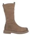 Patrizia Bonfanti Woman Boot Khaki Size 11 Leather
