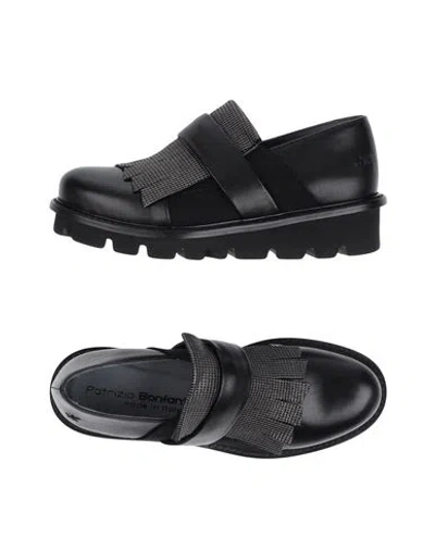 Patrizia Bonfanti Woman Loafers Black Size 7 Calfskin