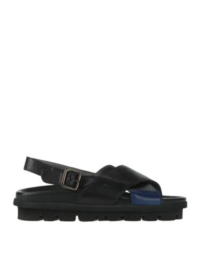Patrizia Bonfanti Woman Sandals Black Size 6 Leather