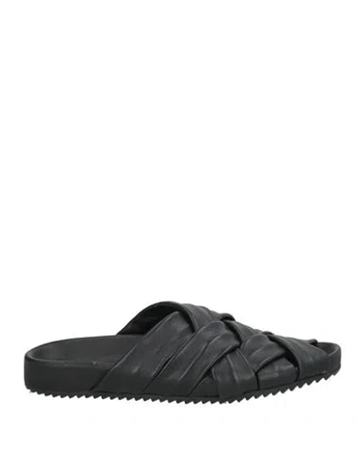 Patrizia Bonfanti Woman Sandals Black Size 8 Leather