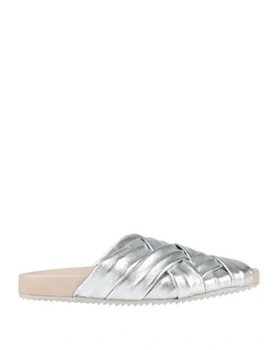 Patrizia Bonfanti Woman Sandals Silver Size 6 Leather