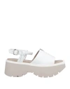 Patrizia Bonfanti Woman Sandals White Size 5 Soft Leather In White